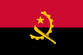 national flag of Angola