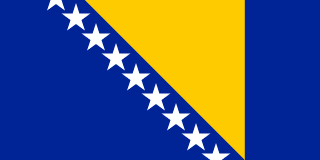 national flag of Bosnia and Herzegovina