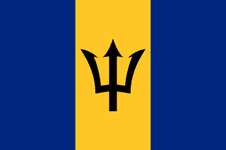 national flag of Barbados