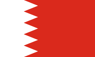 national flag of Bahrain