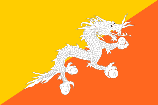 national flag of Bhutan