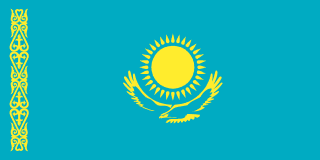 national flag of Kazakhstan