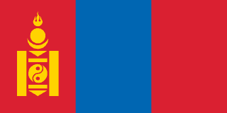 national flag of Mongolia