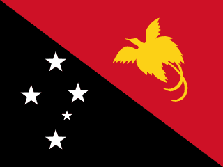 national flag of Papua New Guinea